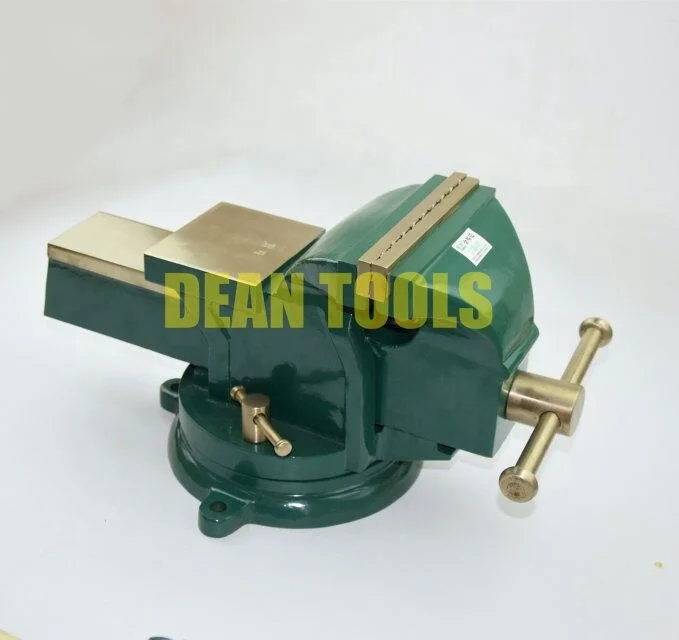

bronze safety copper alloy hand tool bench vice , non sparking parallel vise
