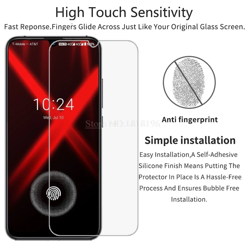 Закаленное стекло для Umidigi X защита экрана 9H 2.5D Взрывозащищенная защитная пленка