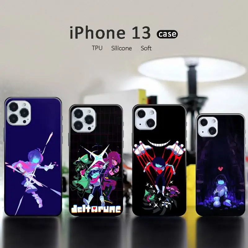 

Deltarune Phone Case for iphone 13 12 11 pro mini XS max 6 6s 7 8 plus X XR soft TPU coque shell funda Fashion Cool Game Art