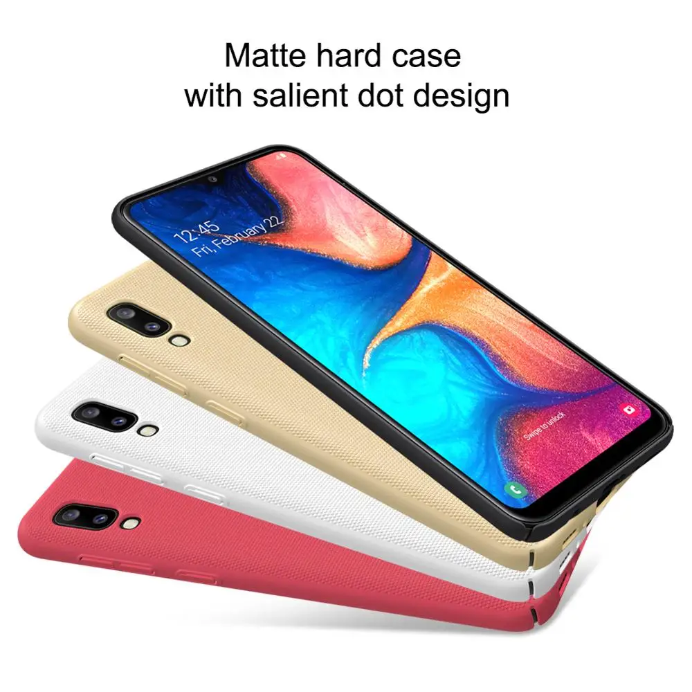 Для samsung Galaxy A10 A20 A20e A30 A40 A50 A60 A70 M10 M20 M30 M40 чехол Nillkin frosted ПК Жесткий Чехол для