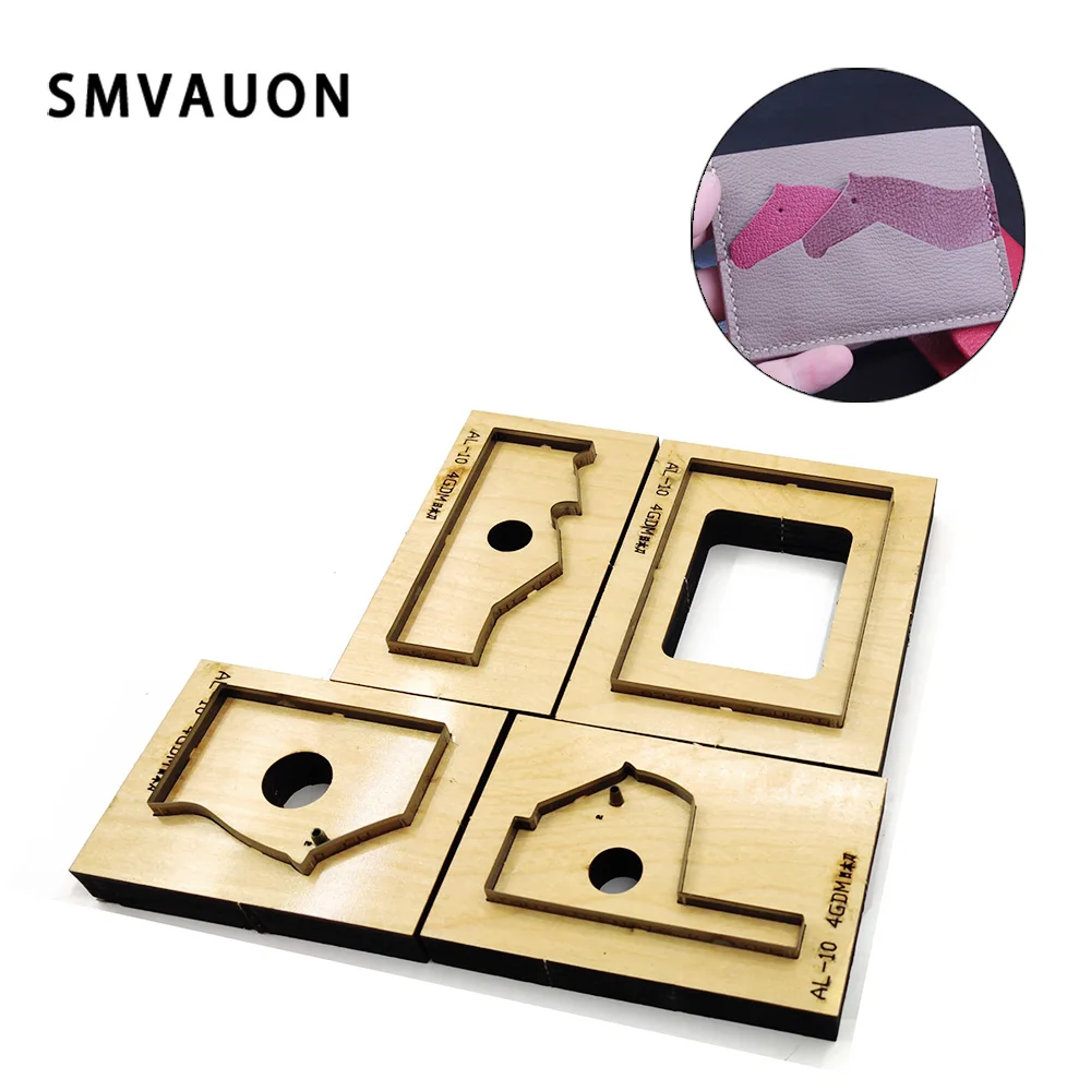 Сделай Сам ювелирные изделия милый кожаный деревянный высекальный мешочек