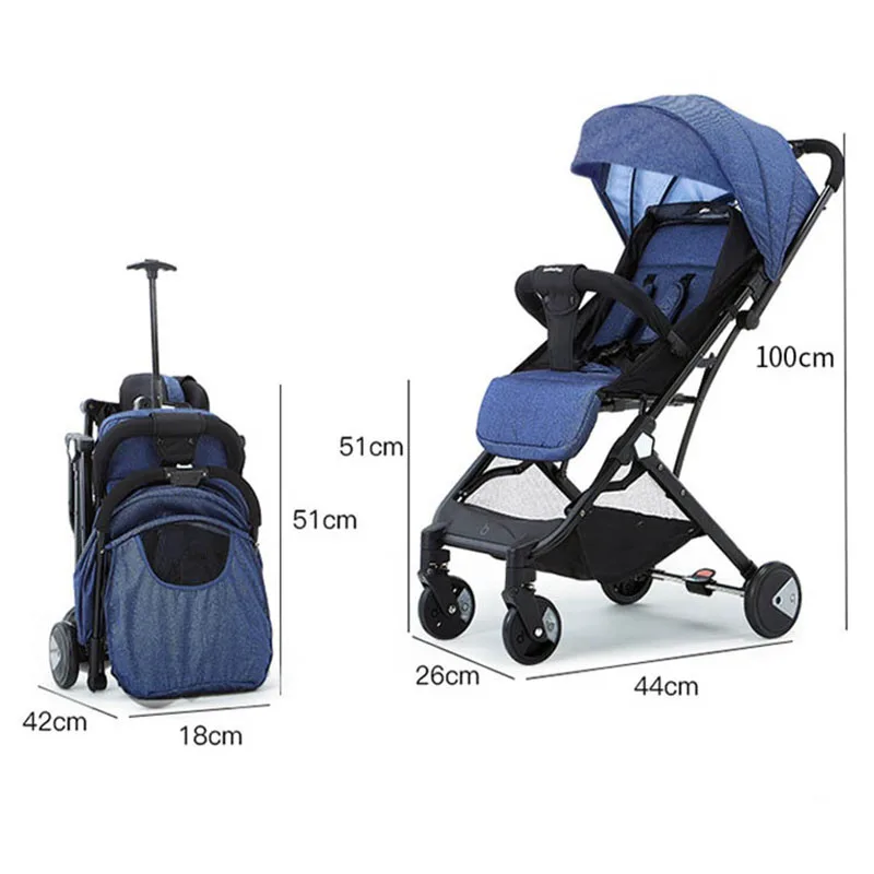 Детские коляски торговой марки легкие детские корзину Портативный складная