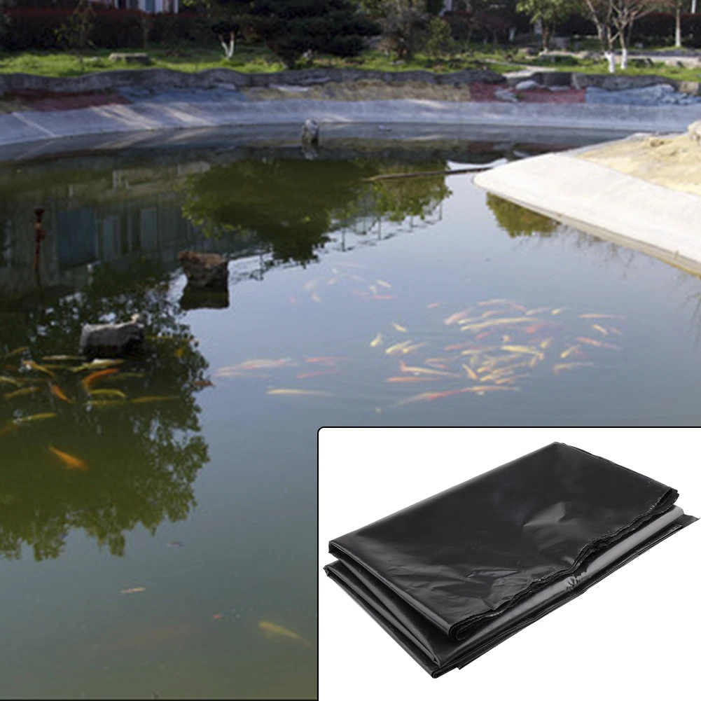 Водонепроницаемая Резиновая рыбка HDPE для бассейна подкладка пруда черного цвета