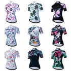 Велосипедная майка для женщин, летняя, с коротким рукавом