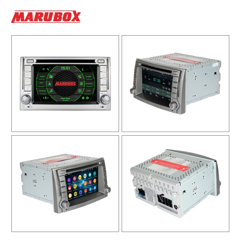 Marubox 2 Din PX6 Android 10.0 для Hyundai H1 Grand Starex 2007-2016 GPS Стерео Радио Автомобильный Центральный Мультимедийный Плеер.