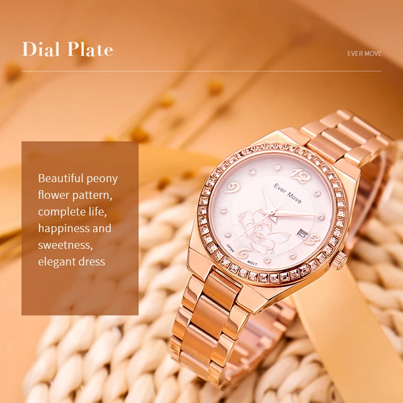 Часы наручные женские кварцевые с браслетом со стразами | Наручные часы