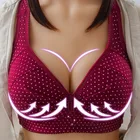 Спортивный бюстгальтер с пряжкой сзади, Женский хлопковый бюстгальтер без косточек, женское нижнее белье, расширенные лямки, бюстгальтеры, удобный бюстгальтер черный