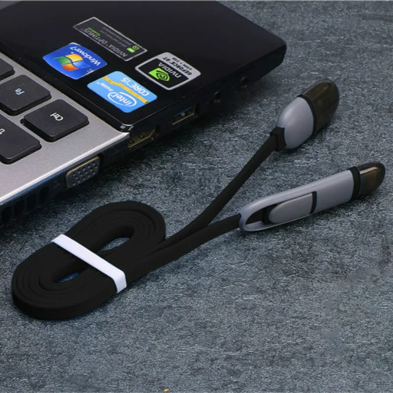 Зарядный кабель 2 в 1 Micro USB для iPhone 6S 7 8 Plus X XS MAX XR кабели быстрой зарядки Samsung S7 S6 Xiaomi