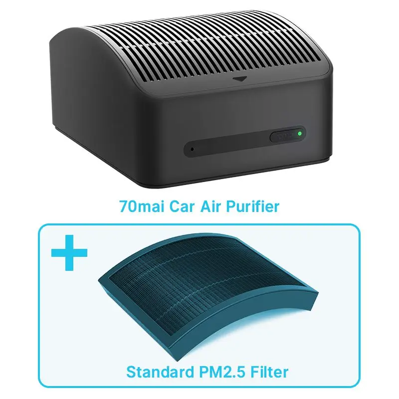 70mai air purifier 70mai автомобильный очиститель воздуха 70 mai автомобильный очиститель воздуха для автомобиля свежий воздух PM2.5 фильтр чистый формальдегид HEPA фильтр - Цвет: 70mai air purifier