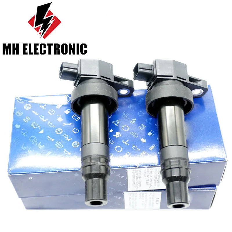 MH ELECTRONIC 2 шт./лот катушка зажигания 27301 2B010 273012B010 для Hyundai Kia Motor 10 11 Soul 1.6L|Катушка