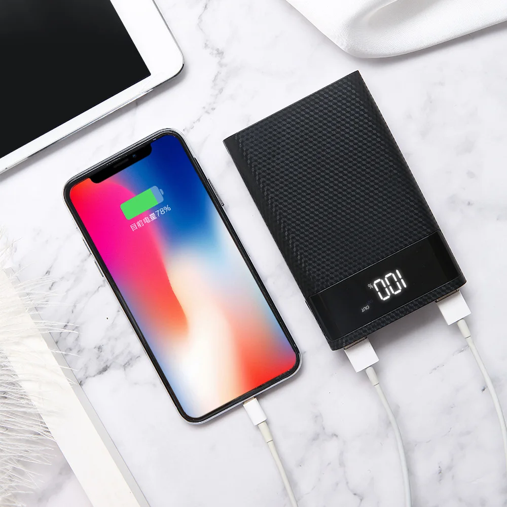 Горячая Распродажа 15000 мАч Power Bank чехол &quotсделай сам&quot 4x18650 Батарейный ящик для