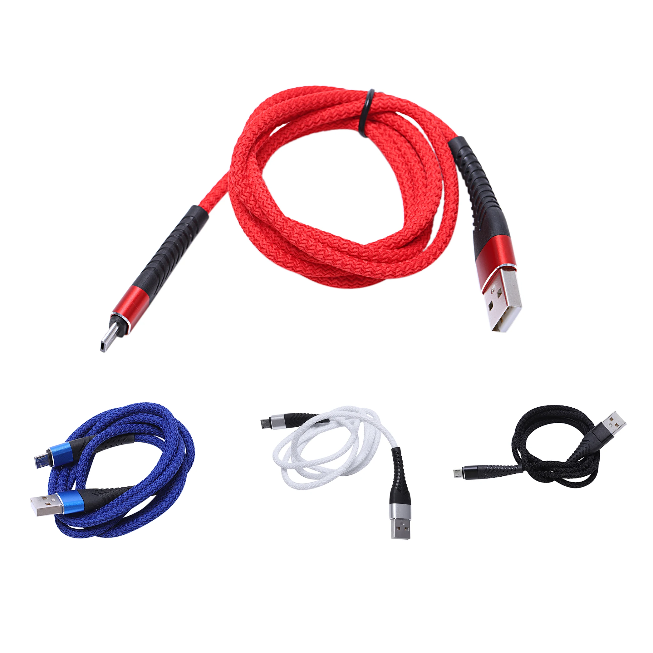 1 м Micro USB Плетеный рыбий хвост прочный кабель для быстрой зарядки данных Android Xiaomi