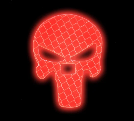 1PCS 60X40mm Car Reflective Skull Sticker Moto Truck Helmet Decal Water-Resistant Decorative Anti-Collision Warning | Автомобили и
