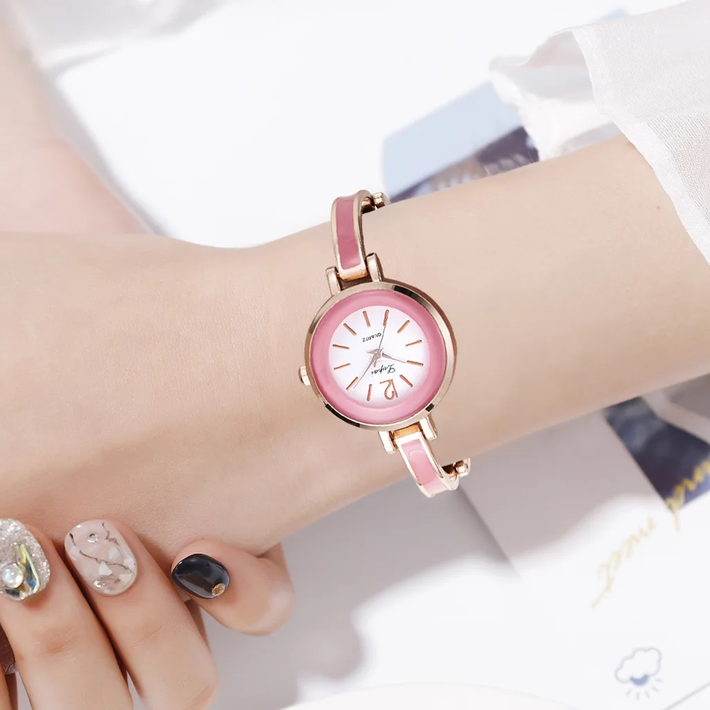 

New Korean Student Casual Women Watches Fashion Trend Personality Bracelet Watch For Women Give Girlfriend Exquisite Gifts