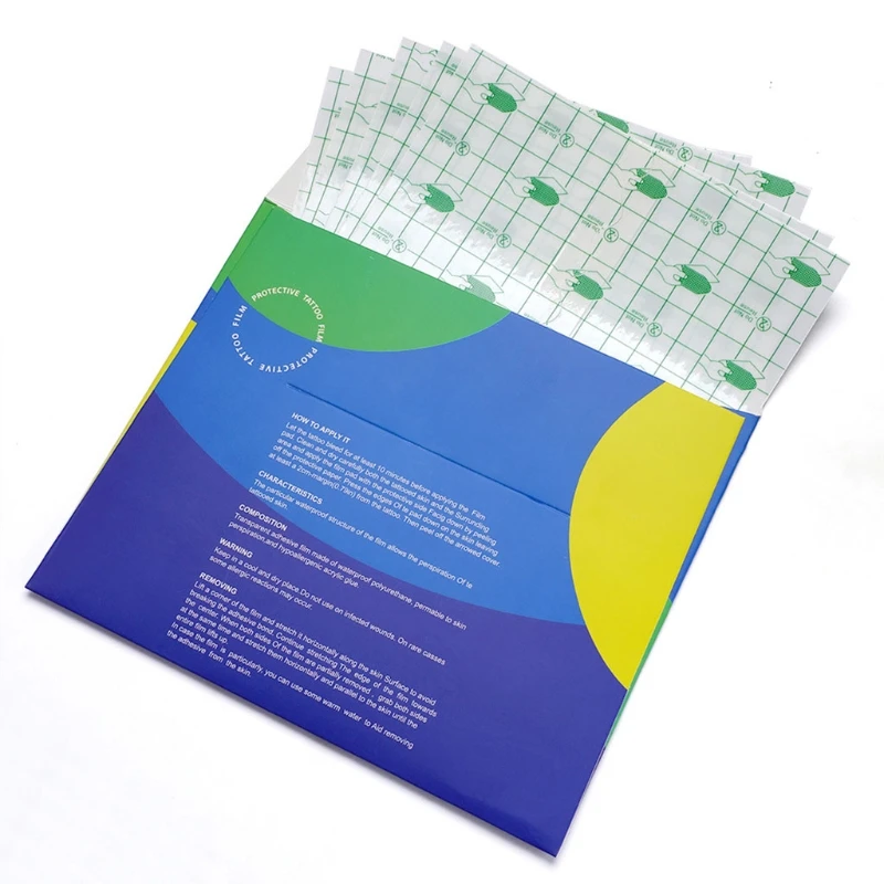 

X7JA 5pcs Tattoo Aftercare Bandage Waterproof for Tattoo Healing Protective Skin Adhesive Bandages Supplies Tool