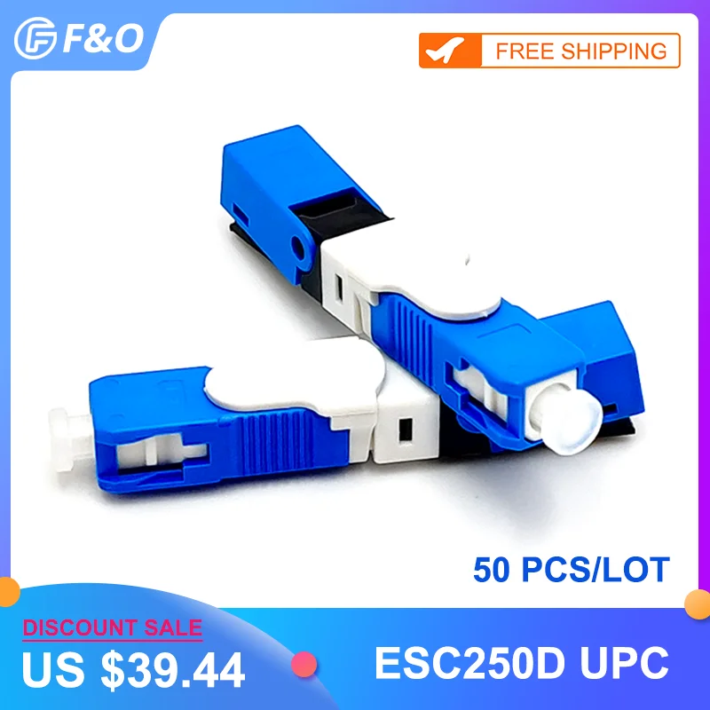 UNIKIT FTTH ESC250D одномодовый SC UPC оптоволоконный быстрый разъем PC встроенный тип