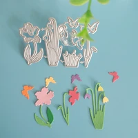 new exquisite little flowers cutting dies diy scrapbook embossed card making photo album decoration handmade craft