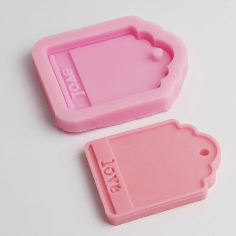 

Love Aromatherapy Wax Silicone Mold For Car Pendant Decoration DIY Gypsum Plaster Craft Molds Wedding Gifts
