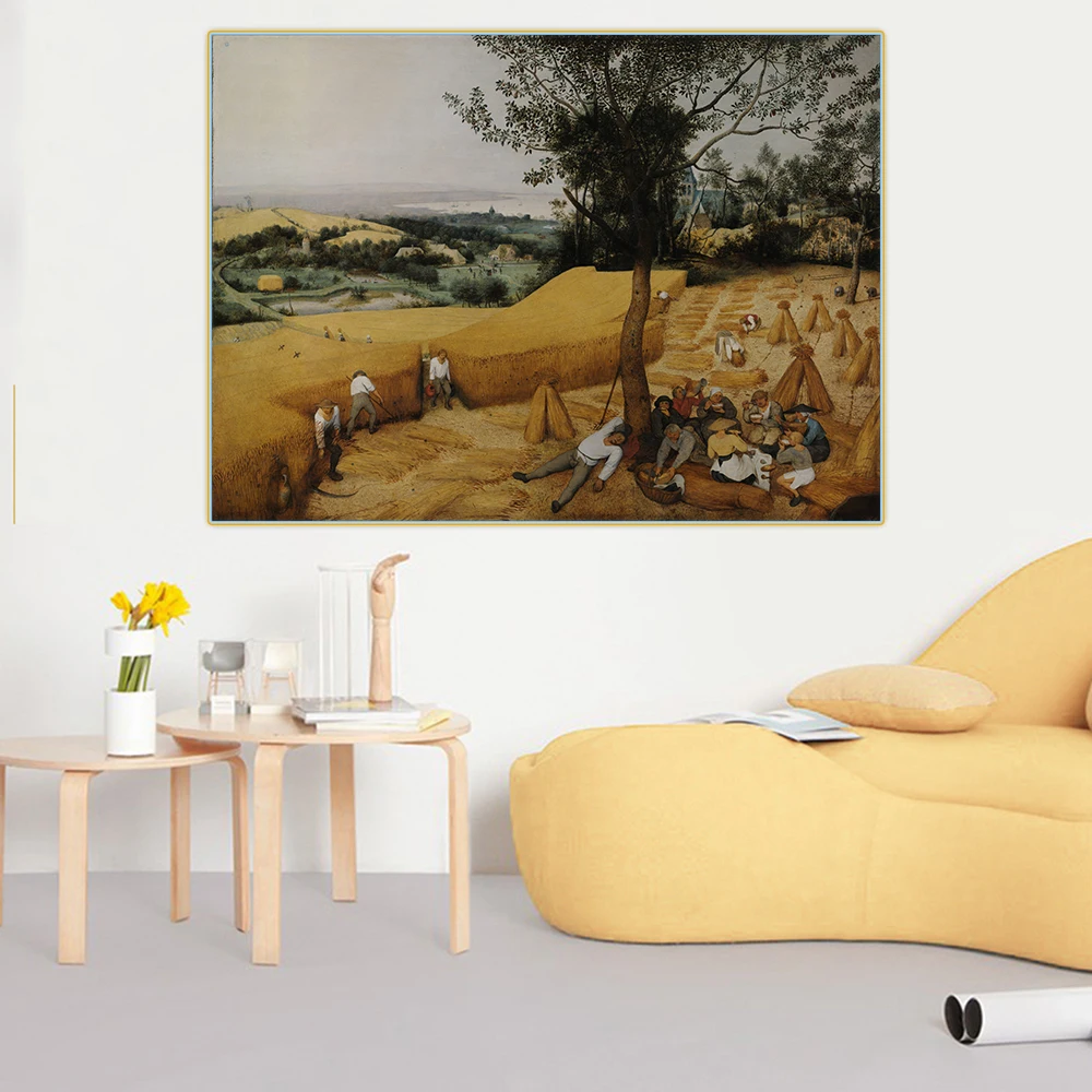 Citon Bruegel Pieter Harvesters харвестеры Canvas холст искусство Масляная живопись знаменитое