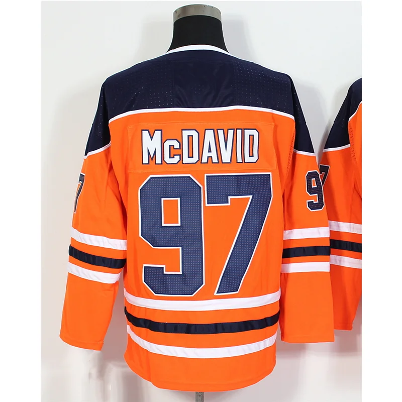 Трикотажные изделия для хоккея эдмонтона мужские светлые трикотажные #27 #29