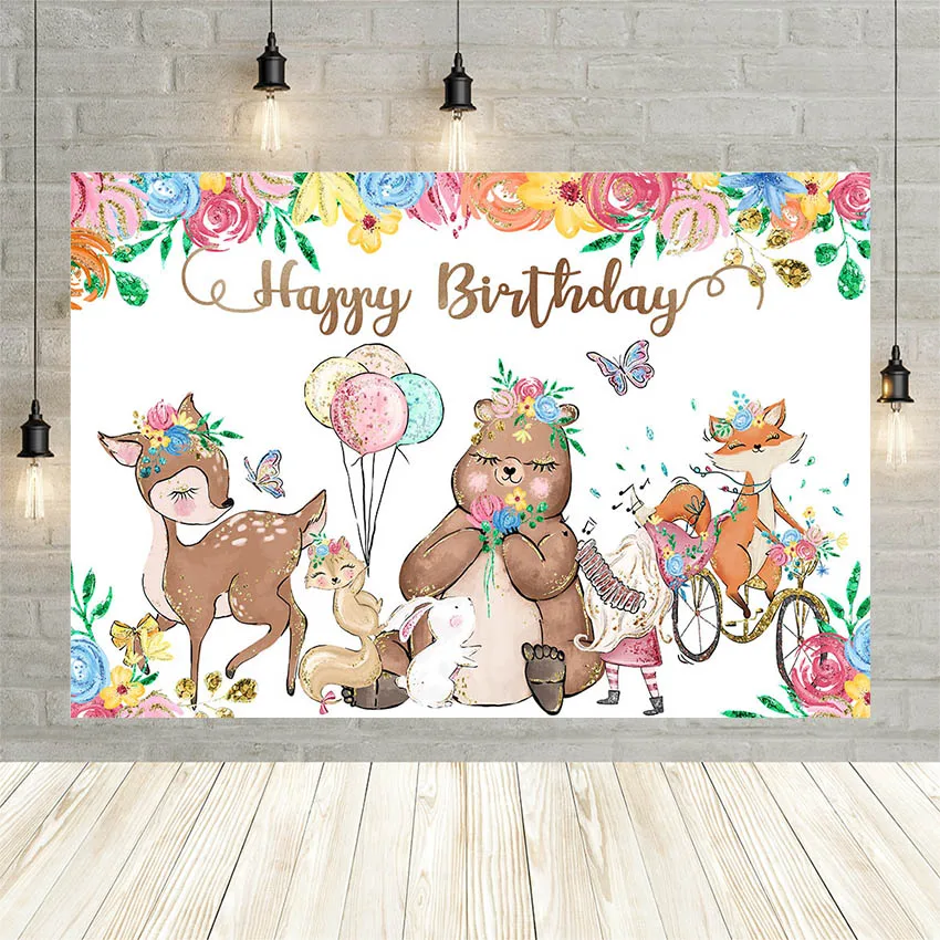 

Avezano фон для фотосъемки с изображением и надписью «Wild One» Лесной камуфляж джунгли животное цветок Детские День рождения фон для фотостудий б...