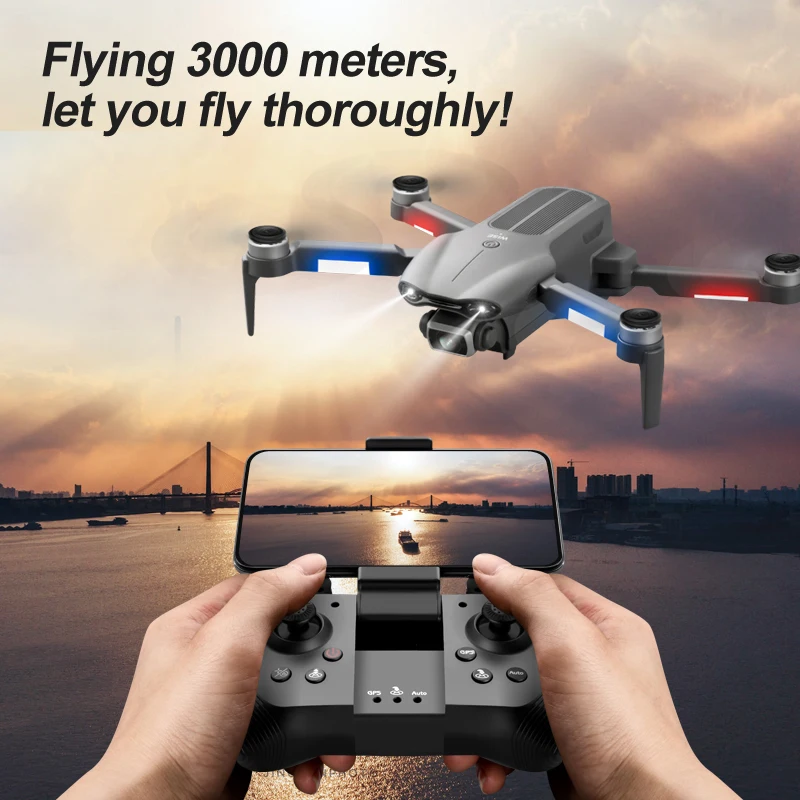 

Free DropshippinProfessional Aerial Photography Brushless Motor Foldable Quadcopter RC Cool Toys F9 GPS Drone 4K Dual HD Camera