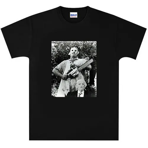 Новая черная или белая футболка Техасская бойня с Бензопилой|Мужские футболки| |