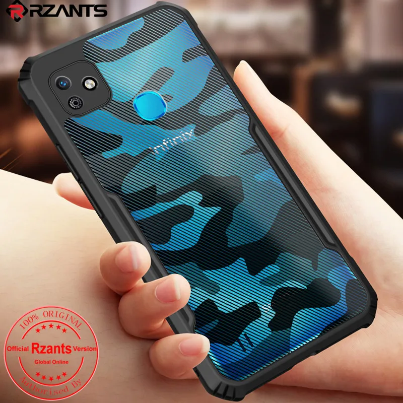 rzants for infinix smart hd 2021 infinix smart 5 case hard camouflage shockproof slim clear cover phone casing clear phone shell free global shipping