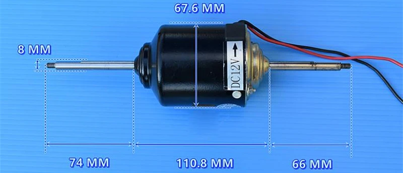 12 В постоянного тока 4080 об/мин большой объем воздуха крутящий момент и мощный