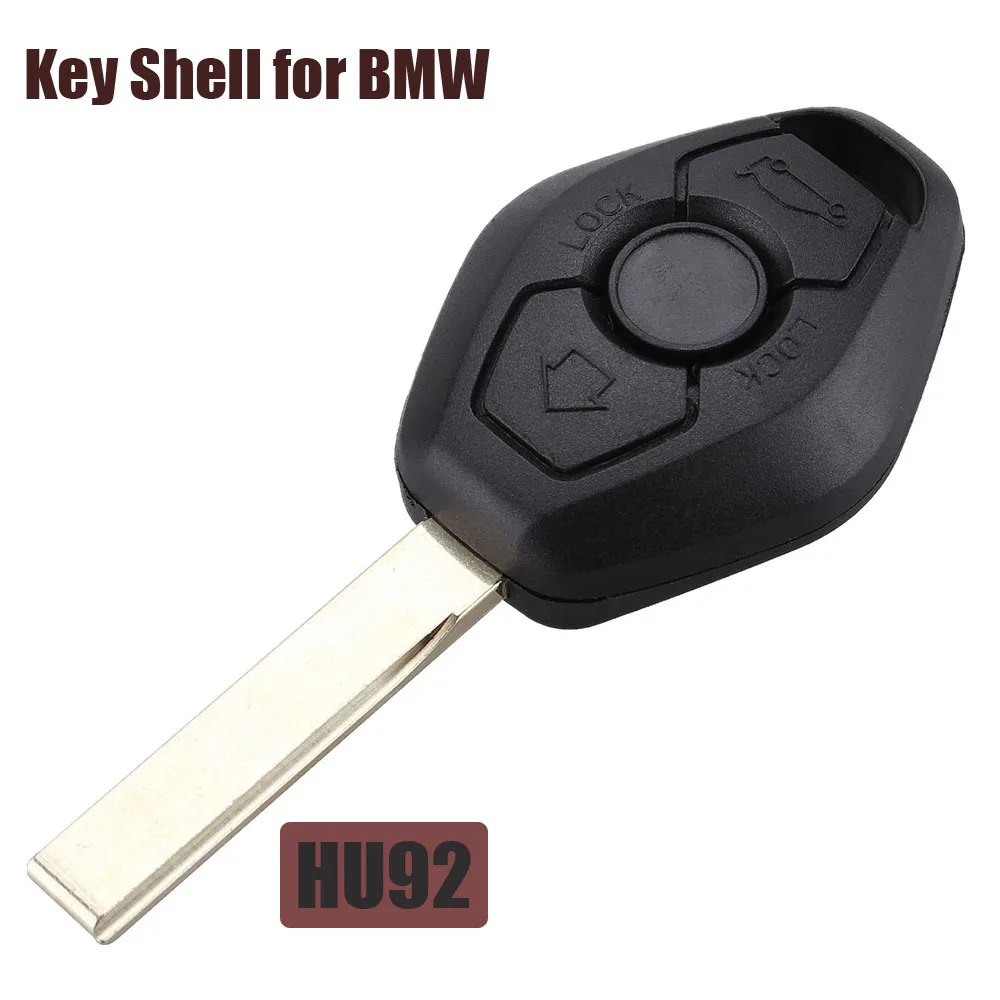 

3 Button Car Remote Key Case Shell For BMW Z3 Z4 X3 X5 1/3/5/7 Series Unut Hu92 Blade Remote Car Key Cover Fob