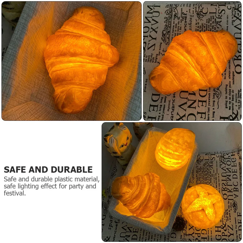 1 шт. декоративная светодиодная лампа в форме хлеба|Ночники| |