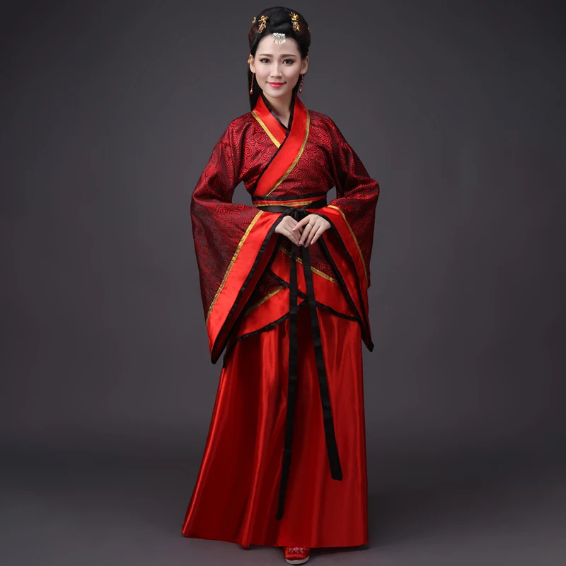 Style 7 165-180High Quality Hanfu Emboridery Traditional Chinese Style Dance Costumes Qing Dynasty Dramaturgic Dress for Women Peri Robe - Цвет: Style 7