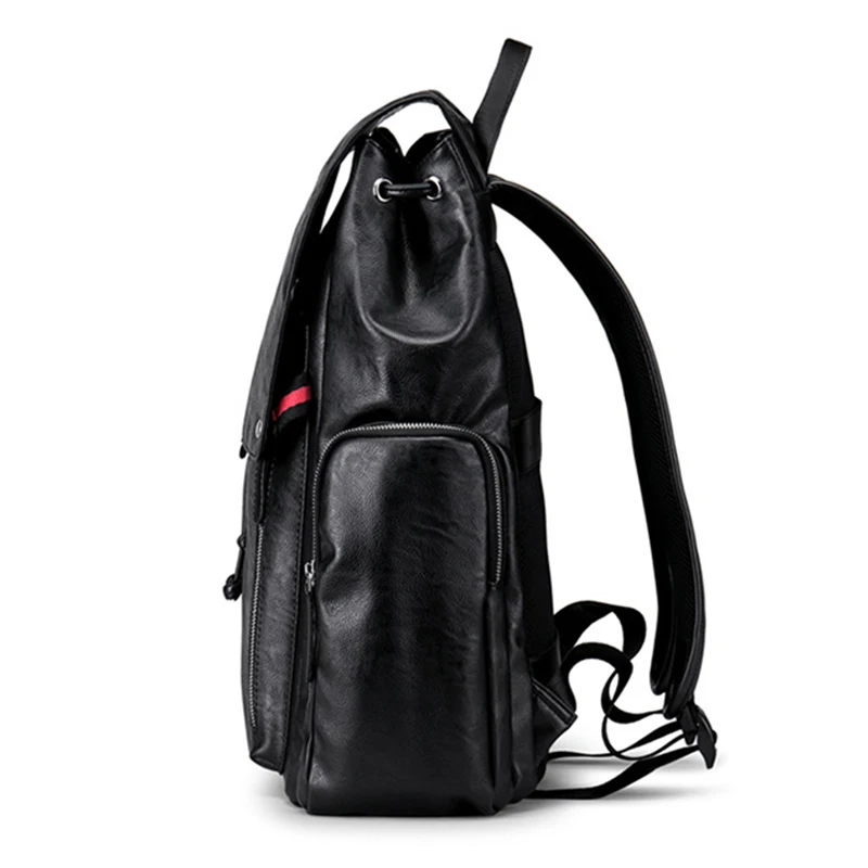 Рюкзак для путешествий мужской из искусственной кожи водонепроницаемый с