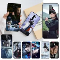 HPCHCJHM Wang Yibo Xiao Zhan НЕОБРАБОТАННАЯ черная зеркальная Обложка для Redmi Note 9 8 8T 8A 7 6 6A Go Pro Max Redmi 9 K20