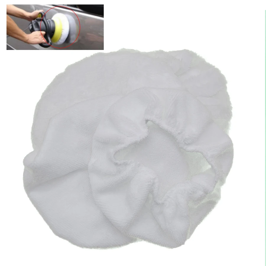 

(2+2) Terry Cloth & Woolen Fleece Car 9-10inch Polishing Bonnet Buffer Polishing Pad