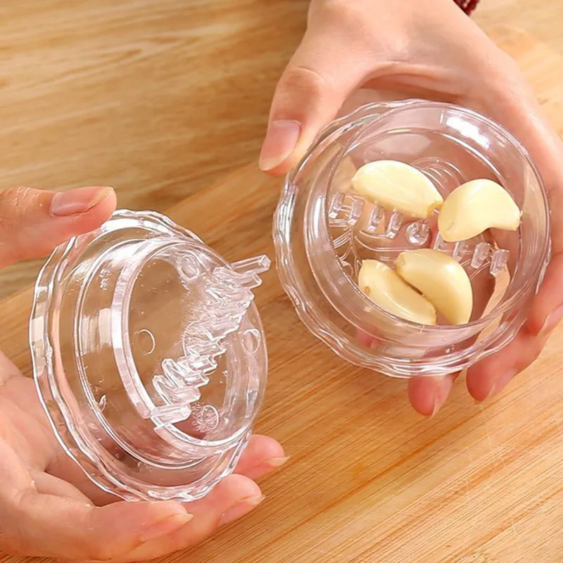 Чеснок поворотный вращающийся коробка Кухня поставки ручного чеснока Пресс гриб