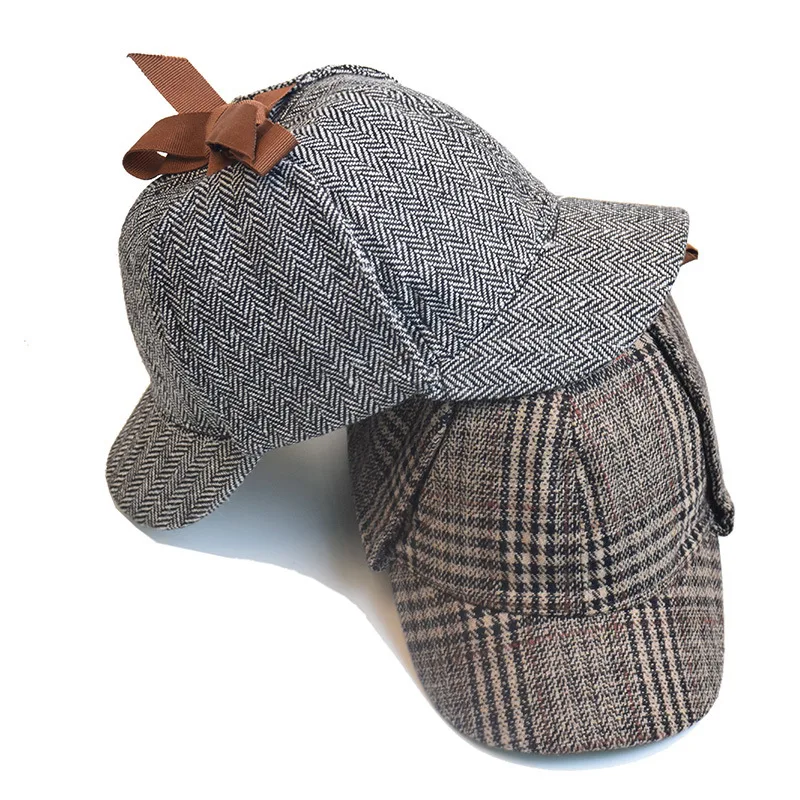 Deerstalker для Шерлока Холмса детектива Конана Холмса шляпа