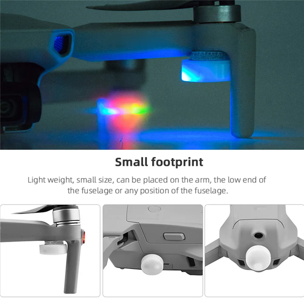 Светодиодный светильник Ночной F анти потерянный флэш для DJI Mavic Air 2/ Mini/ Pro /Mavic