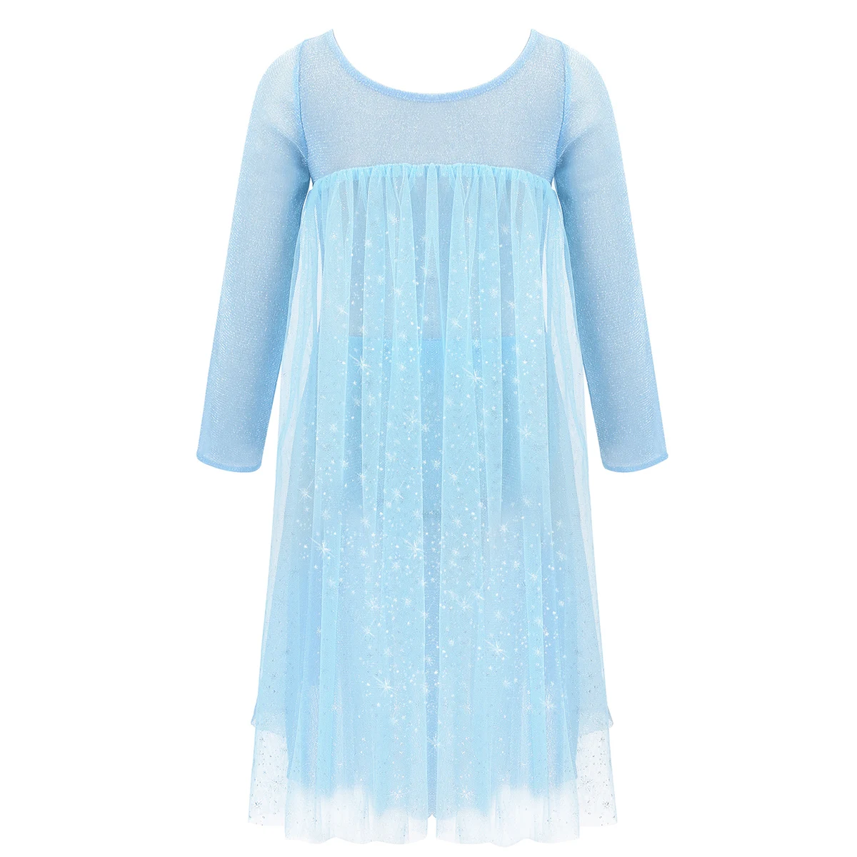 ChicTry детские с длинным рукавом Снежинка тюль Принцесса Девушки Балетные фигурки