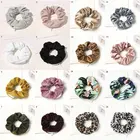 Бархатные резинки на молнии, резинки для волос, женские резинки для волос, эластичные резинки для волос, головные уборы для девочек, резинки для волос для конского хвоста, маленькая сумка