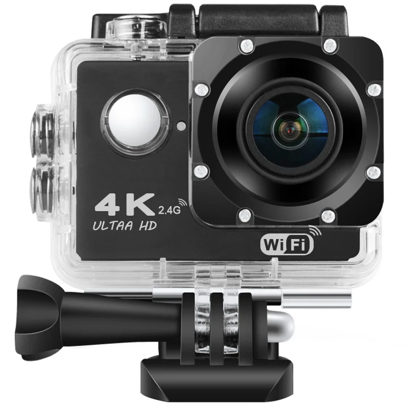Спортивная Экшн-камера Ultra HD 4K с Wi-Fi 2 0 дюйма 170D 12 МП | Электроника