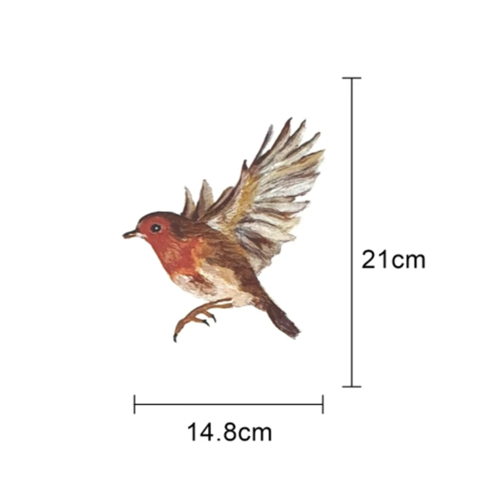 

3D simulation plant wall stickers mouse wall stickers living room bedroom porch decoration stickers creative animal stickers