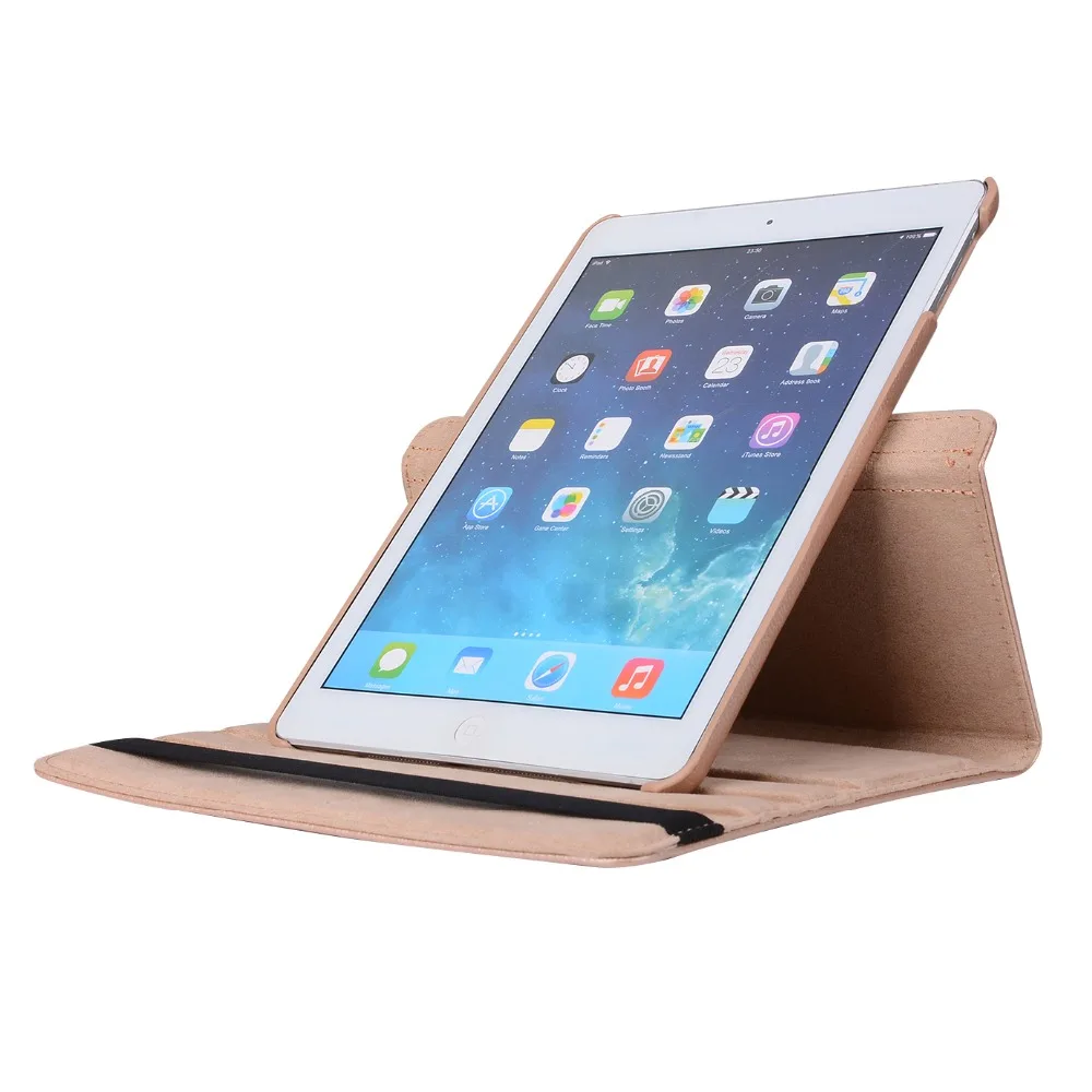 Новый кожаный чехол с вращением на 360 градусов для Apple iPad 9 7 дюймов Air/Air 2 retina ультра