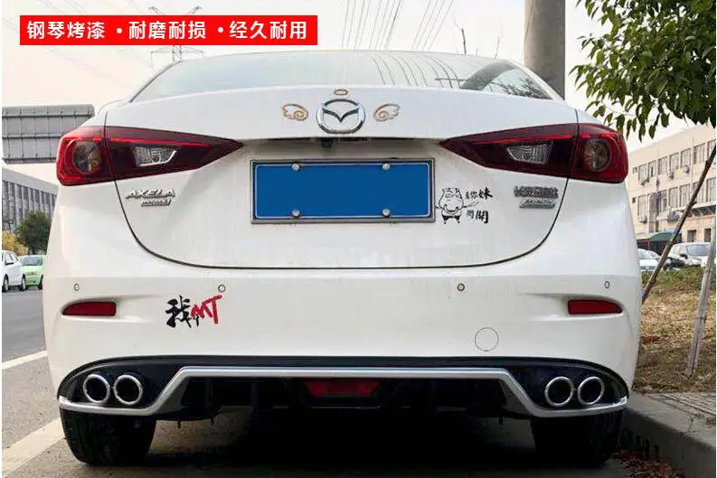 Диффузор для заднего бампера Mazda 3 Axela ABS 2017-2019 DC | Автомобили и мотоциклы