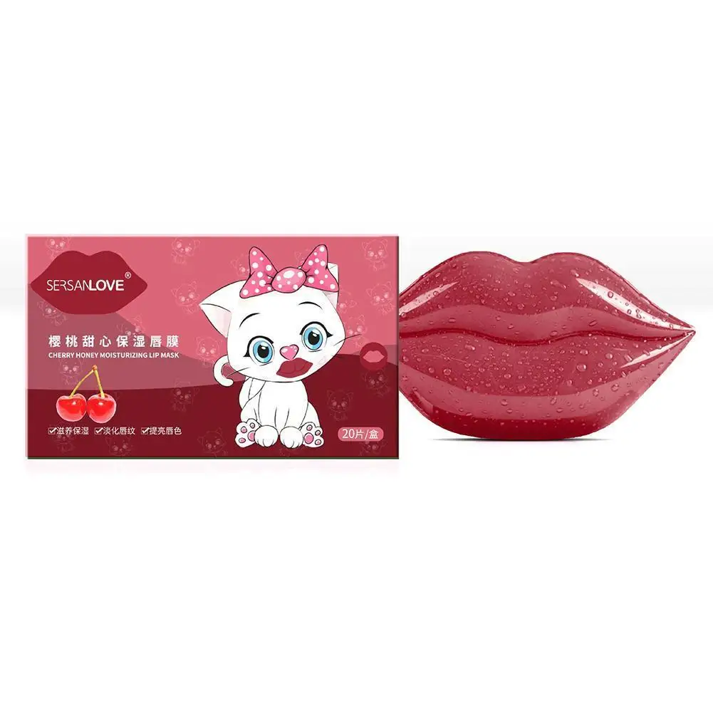 

Красная маска для губ, увлажняющая маска для губ, яркий цвет губ, предотвращает успокаивание, смягчающие патчи для губ, увлажняющая маска дл...