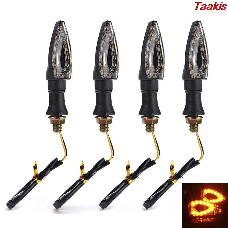 

1Pcs Universal Motorcycle LED Turn Signal Indicators Amber Blinker Light Motorcycle Turn Signal Indicator Light Lamp 12V 1.3W