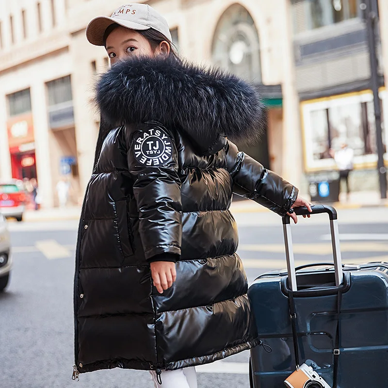 Scsech/брендовая куртка-пуховик для девочек теплая детская утепленная верхняя