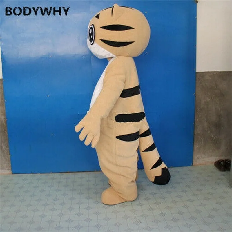 Костюм талисмана коричневого кота из мультфильма карнавальное платье одежда для