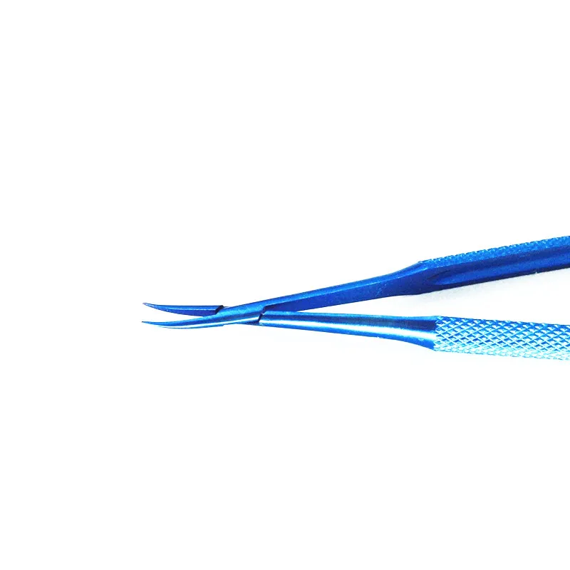 16 см держатель иглы для барракера без замка изогнутый офтальмологический