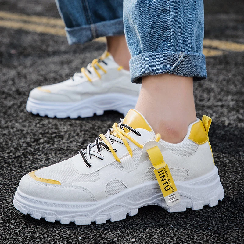 LASPERAL/массивные кроссовки Мужская модная обувь на платформе Basket Femme